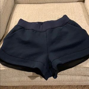 Navy lulu lemon shorts